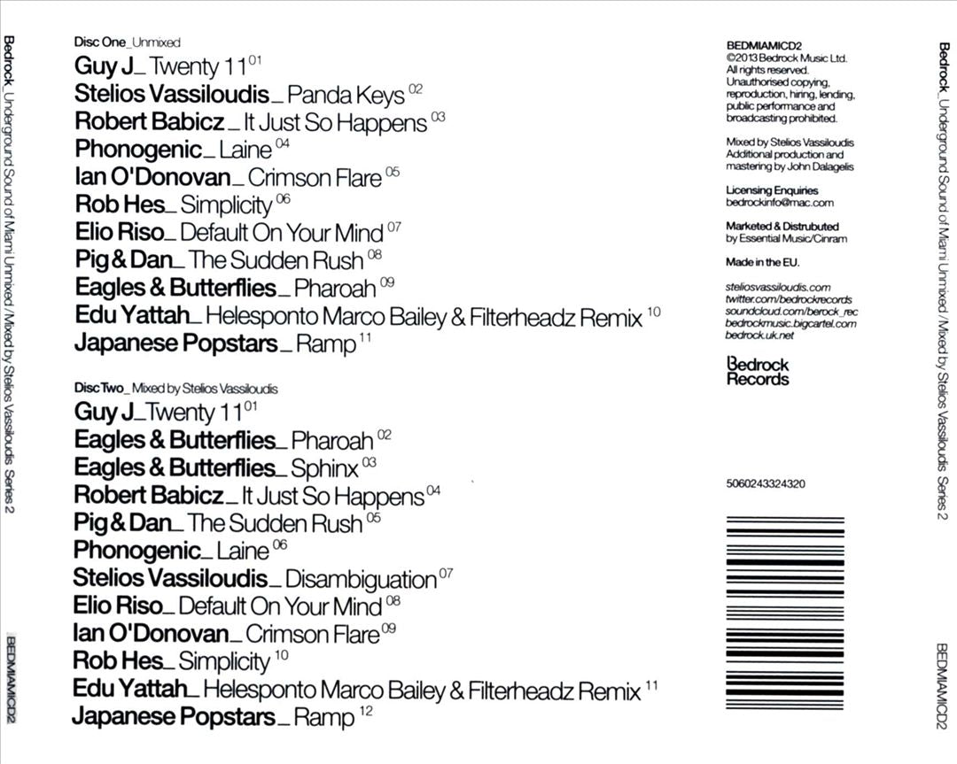 Underground Sound Of Miami Series 2 (Unmixed / Mixed By Stelios Vassiloudis) cover art