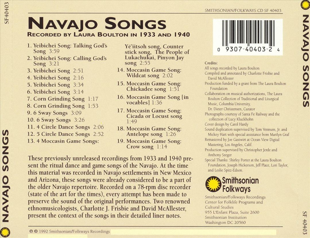 Navajo Songs cover art
