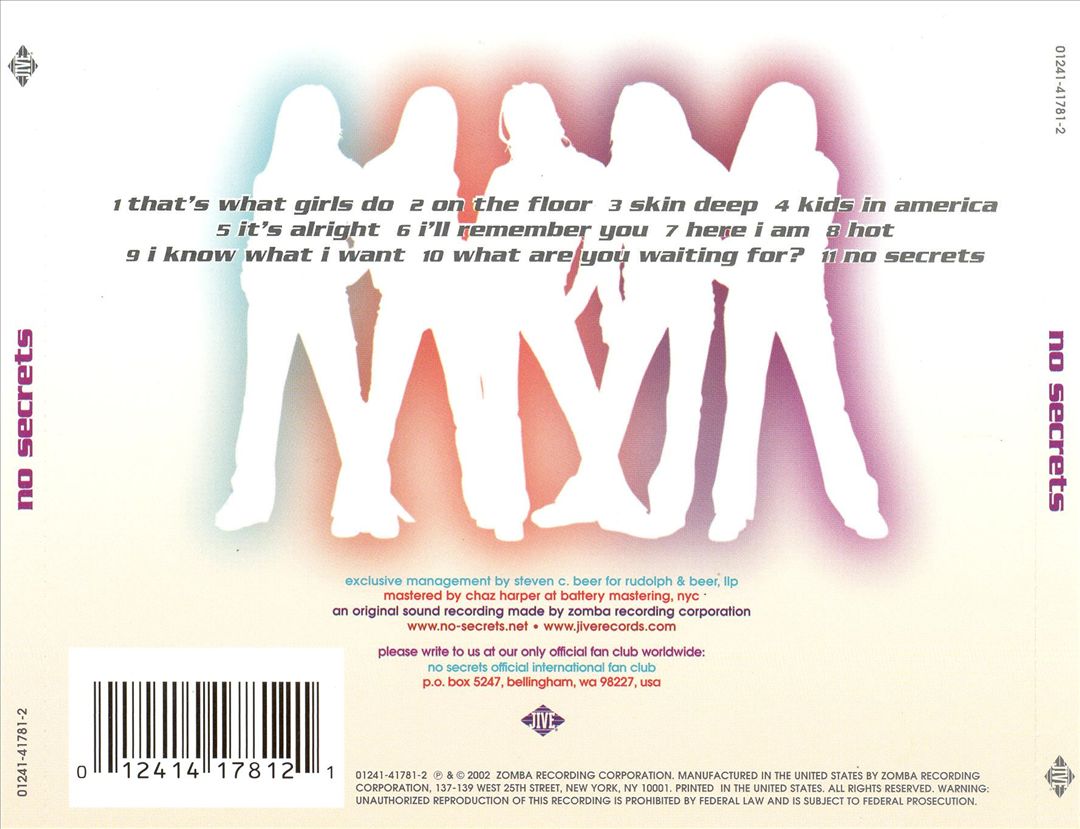 No Secrets cover art