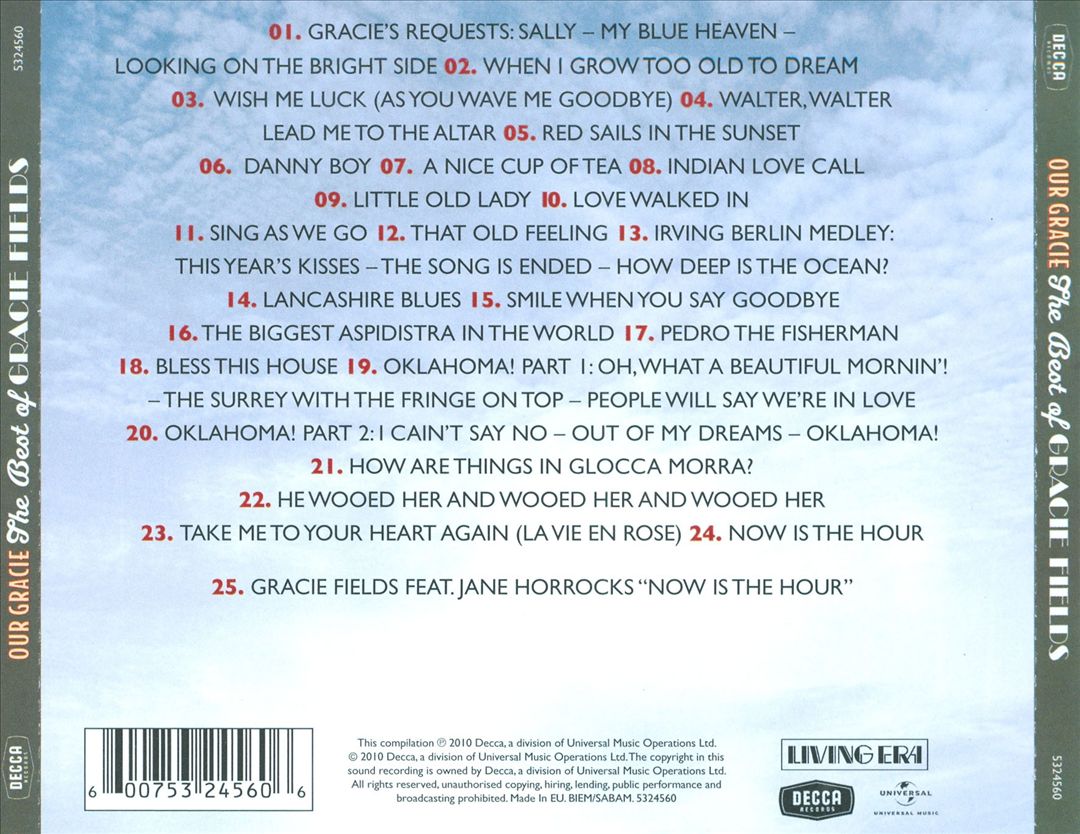 Our Gracie: The Best of Gracie Fields cover art