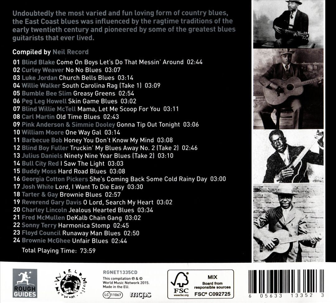 Rough Guide to East Coast Blues cover art