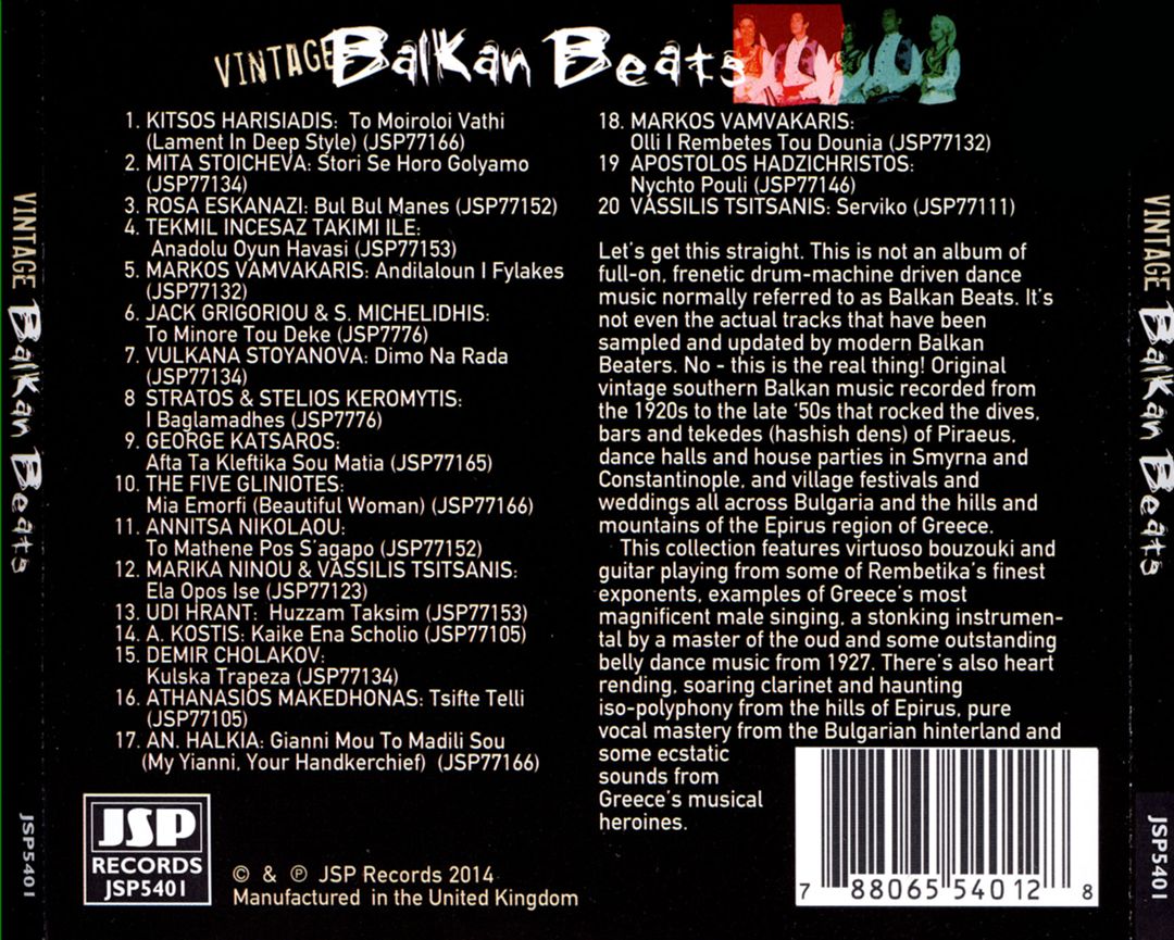 Vintage Balkan Beats cover art