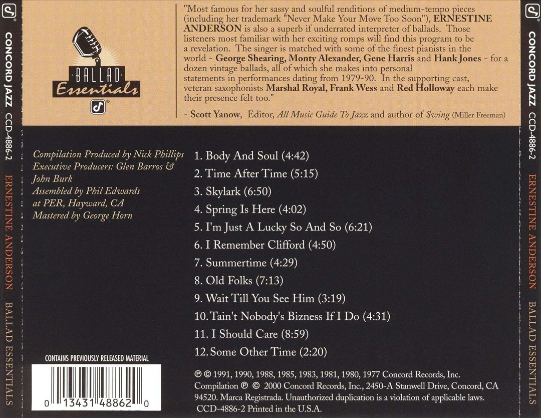 Ballad Essentials cover art