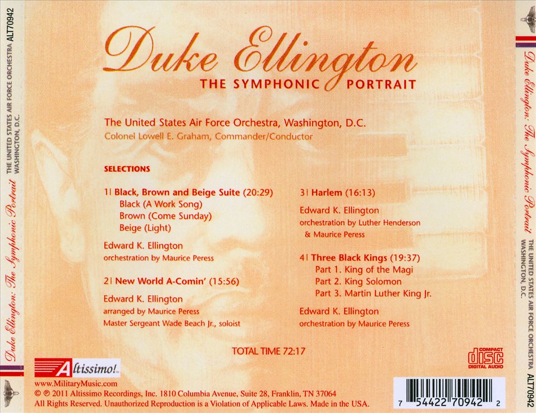 Duke Ellington: The Symphonic Portrait cover art