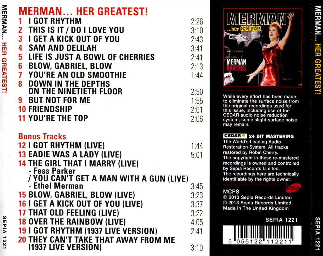 Her Greatest cover art