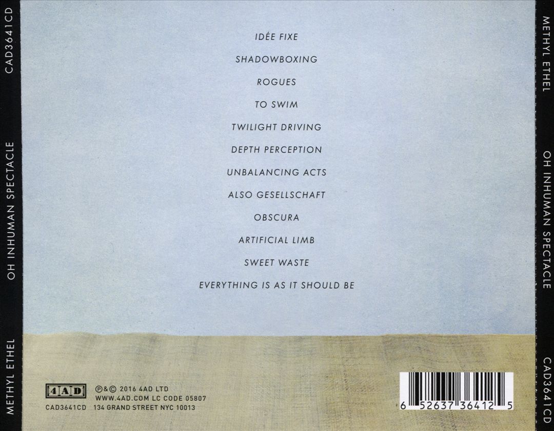 Oh Inhuman Spectacle cover art