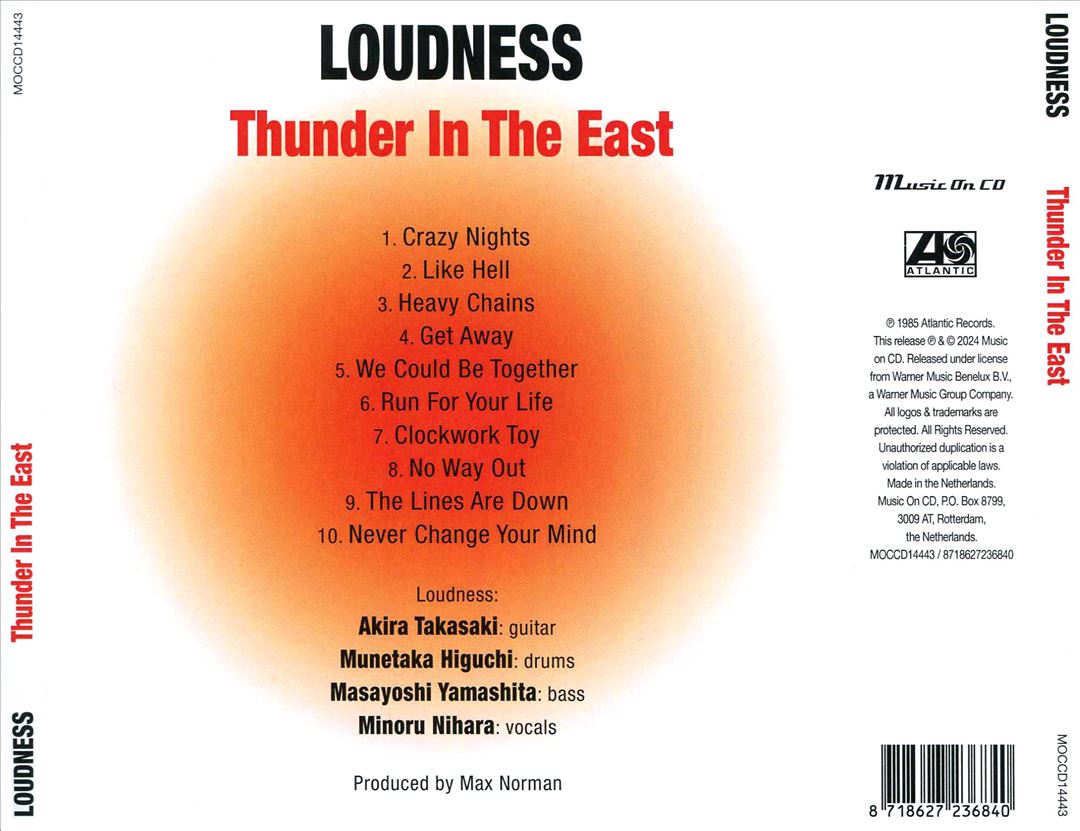 Thunder in the East cover art