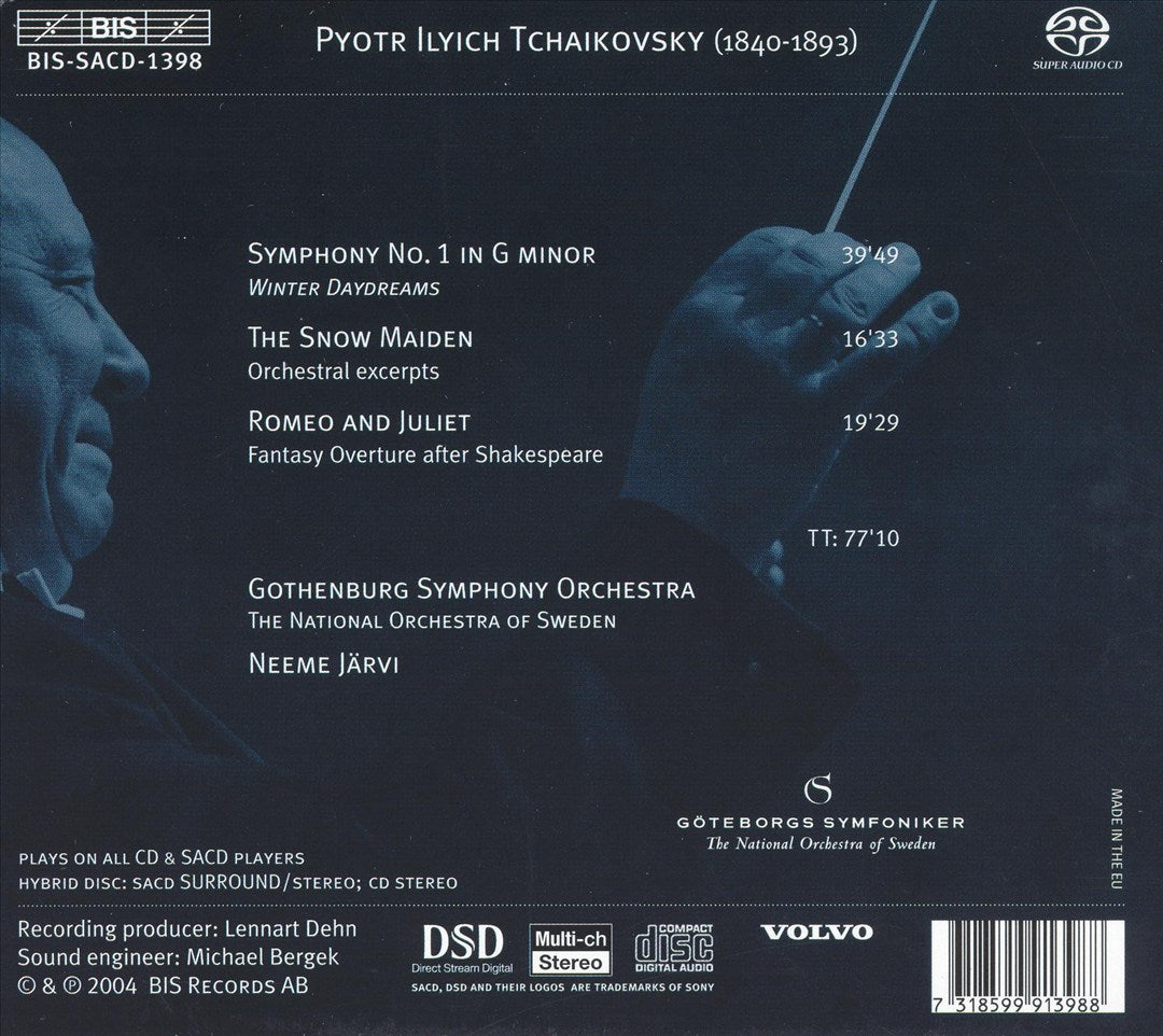 Tchaikovsky: Symphony No. 1 "Winter Daydreams"; The Snow Maiden; Romeo and Juliet cover art
