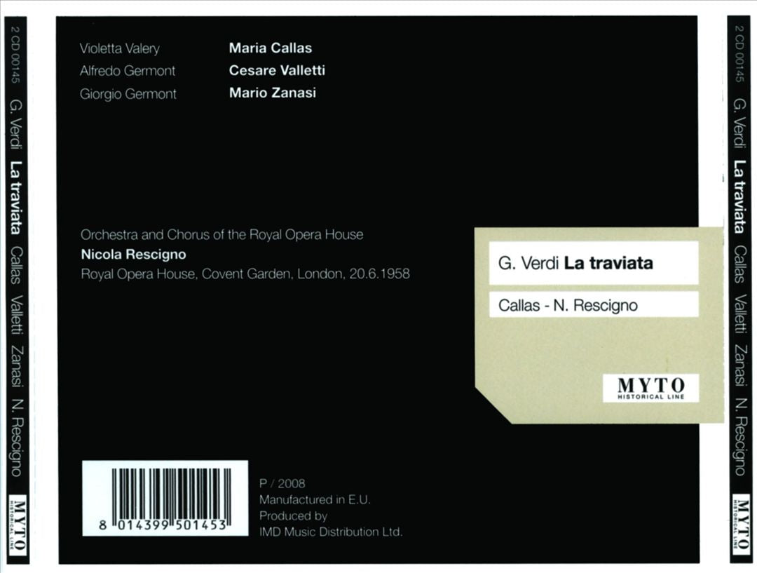 Giuseppe Verdi: La traviata cover art