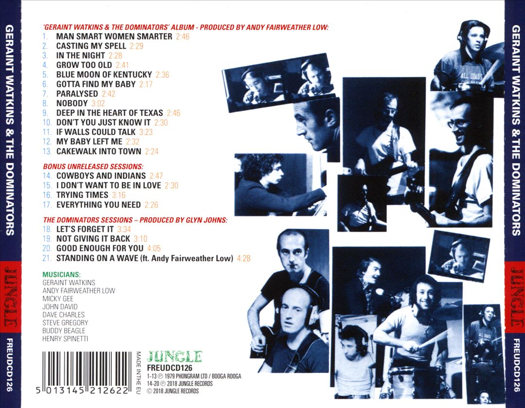 Geraint Watkins & the Dominators cover art