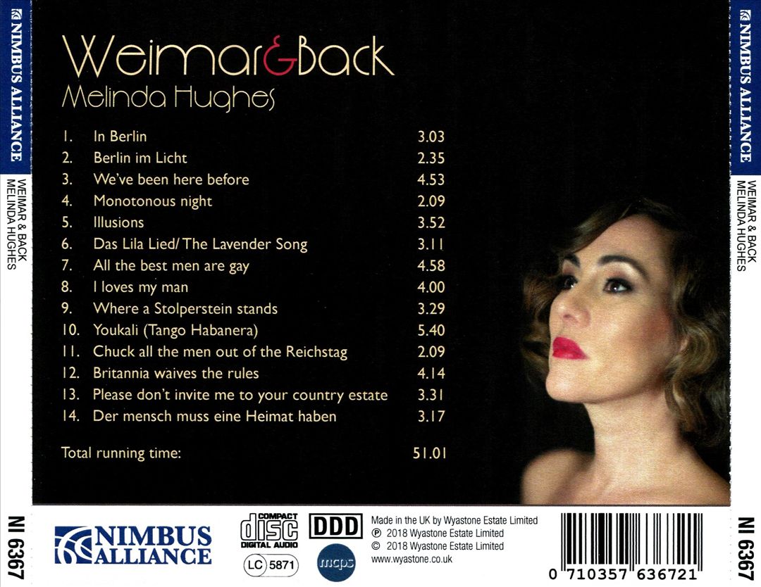 Weimar & Back cover art