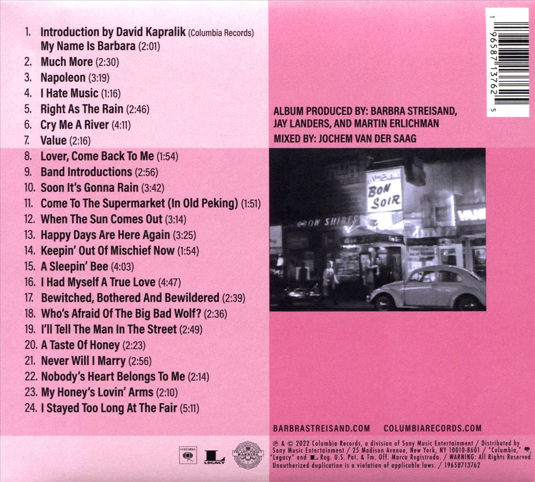 Live at the Bon Soir cover art