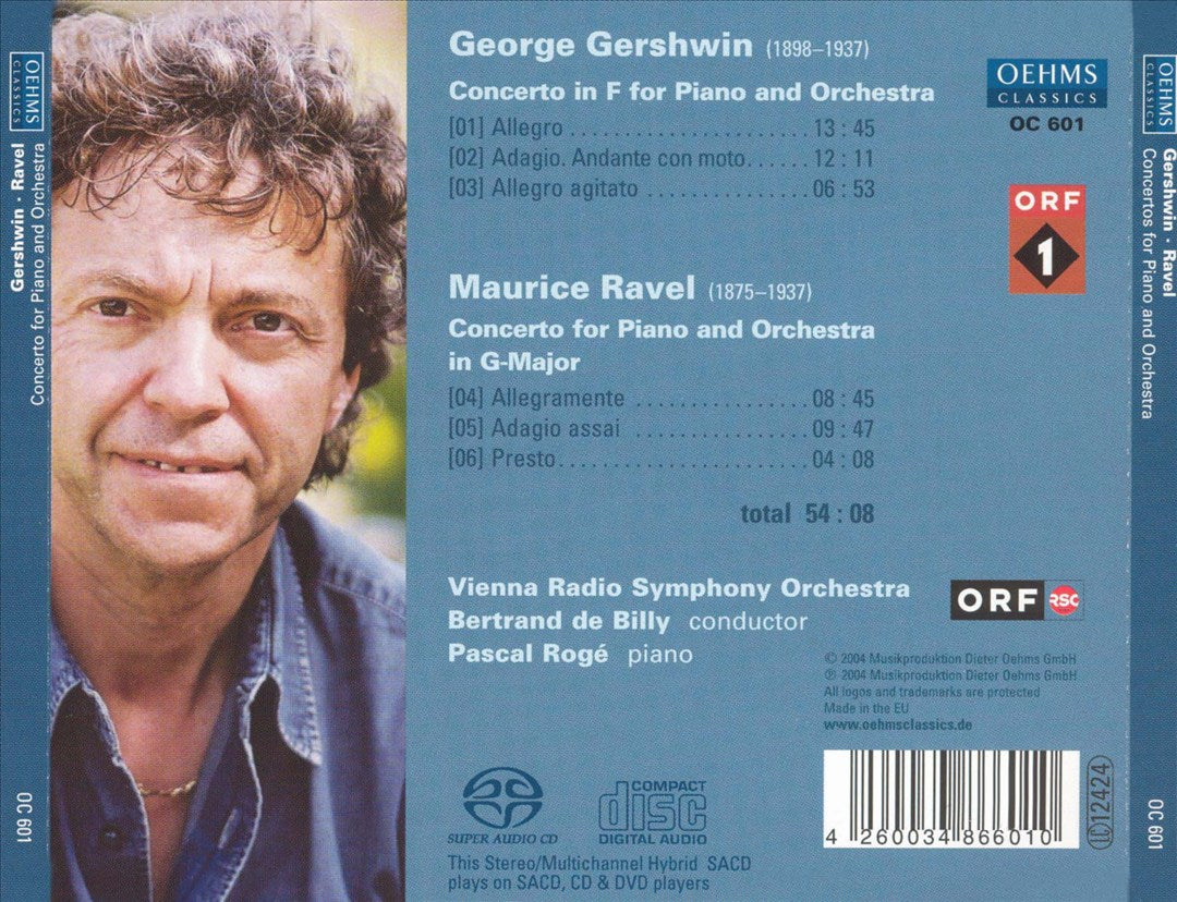Gershwin: Concerto in F; Ravel: Concerto in G major cover art