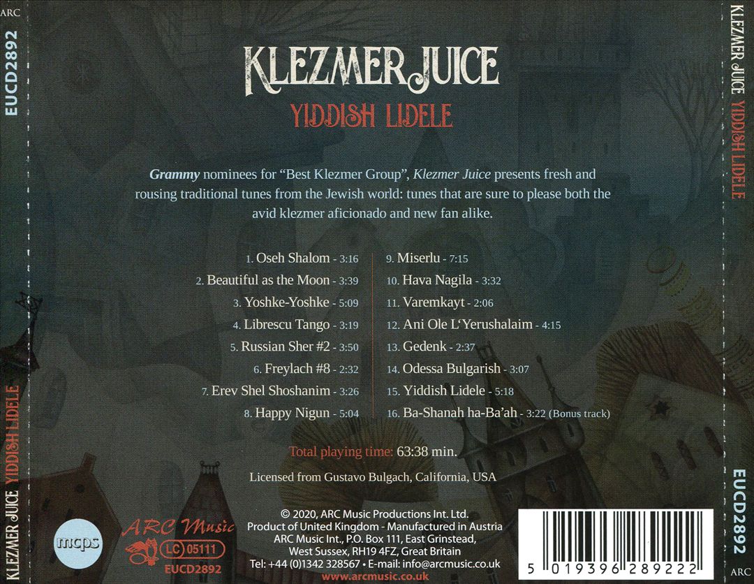 Klezmer Juice 2: Yiddish Lidele cover art