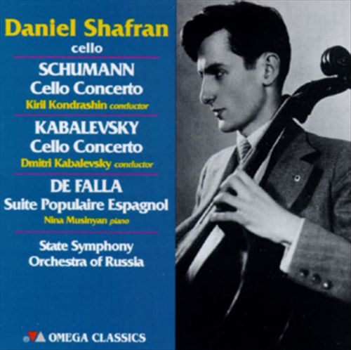 Daniel Shafran, cello cover art