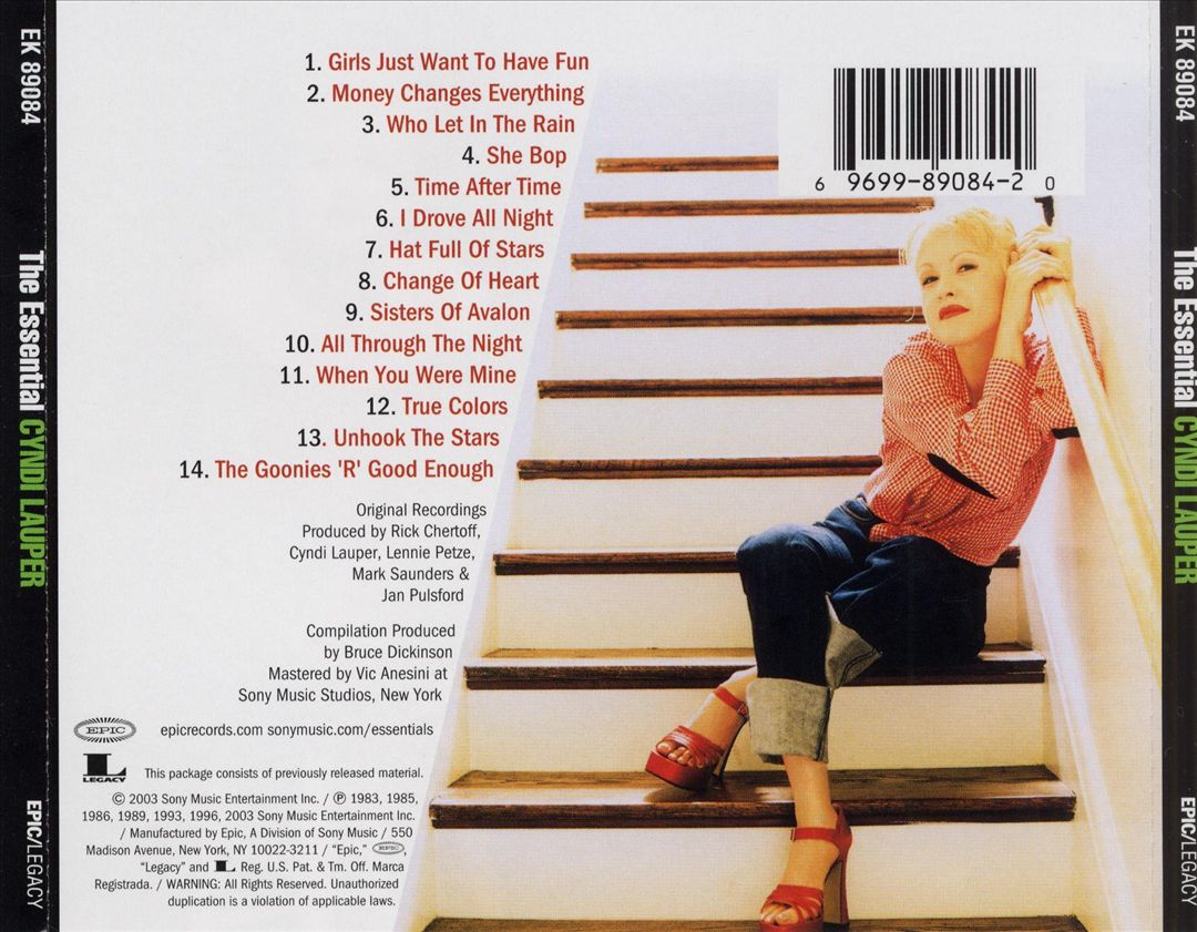Essential Cyndi Lauper cover art