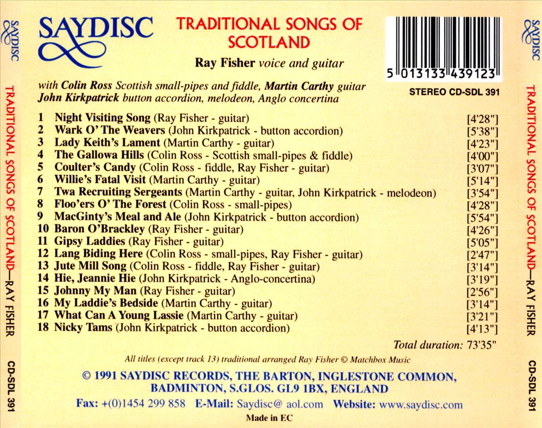 Traditional Songs of Scotland cover art