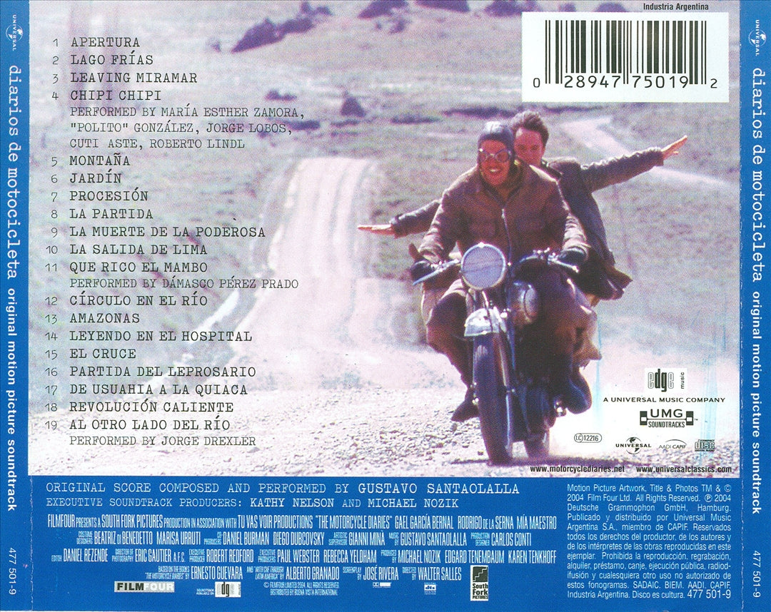 Diarios de Motocicleta (Motorcycle Diaries) cover art