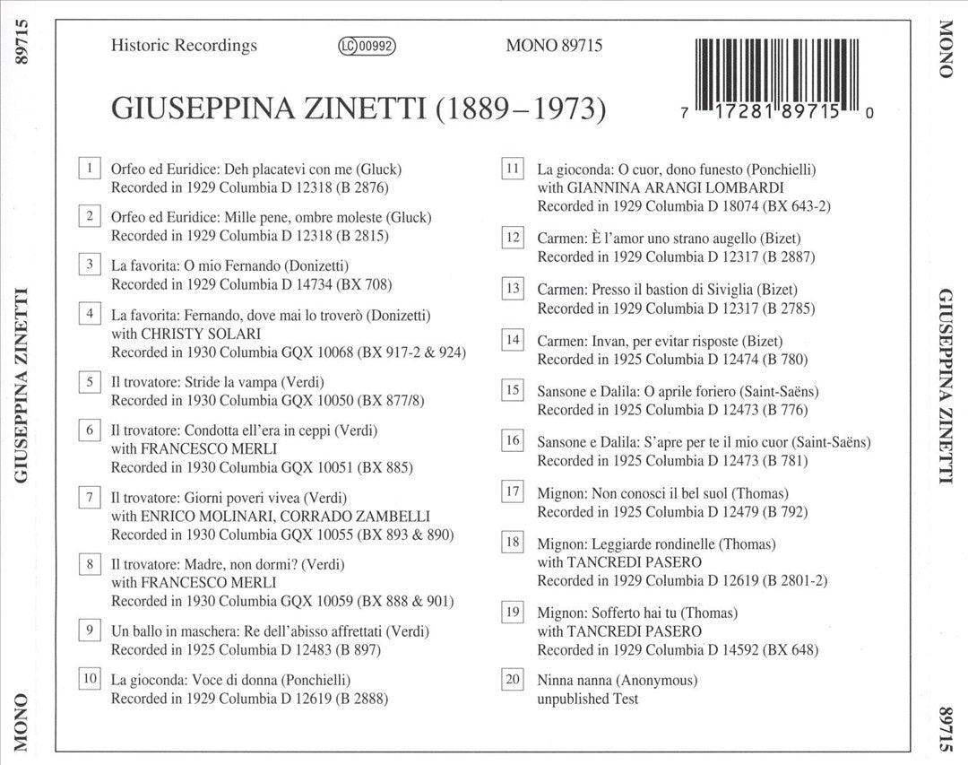 Lebendige Vergangenheit: Giuseppina Zinetti cover art
