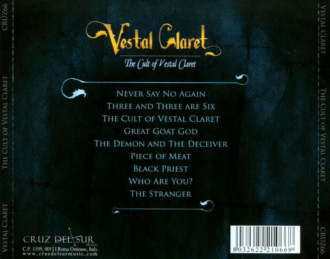 Cult of Vestal Claret cover art