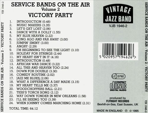 Service Bands on the Air, Vol. 2: Victory Party cover art
