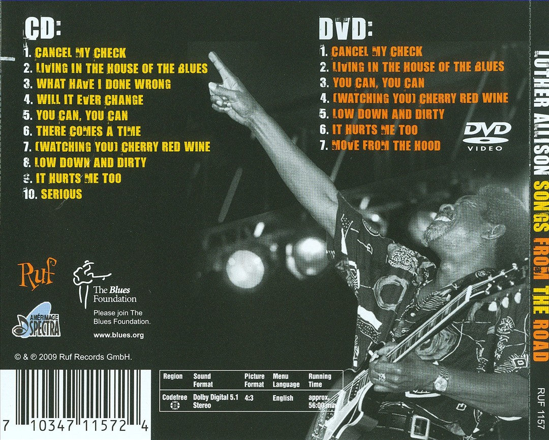 Songs From The Road cover art