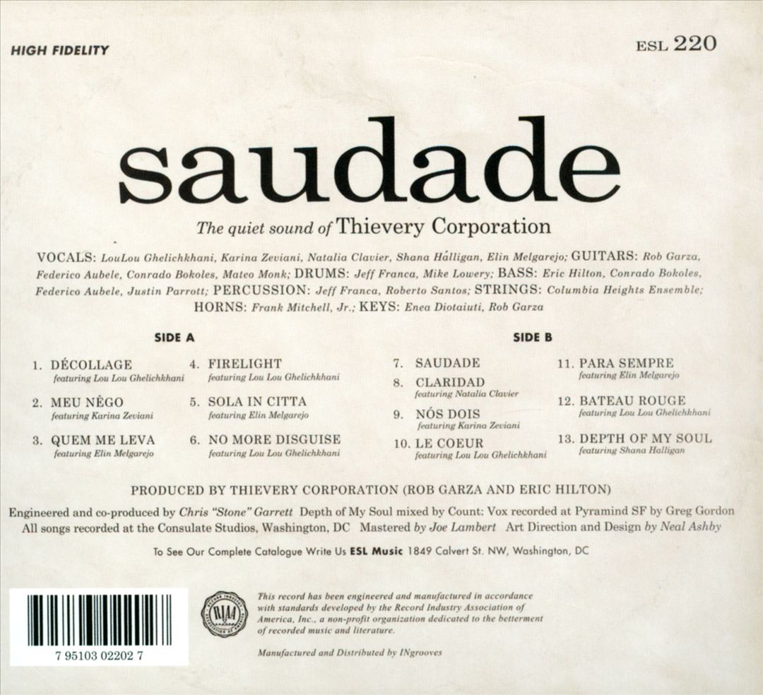 Saudade cover art