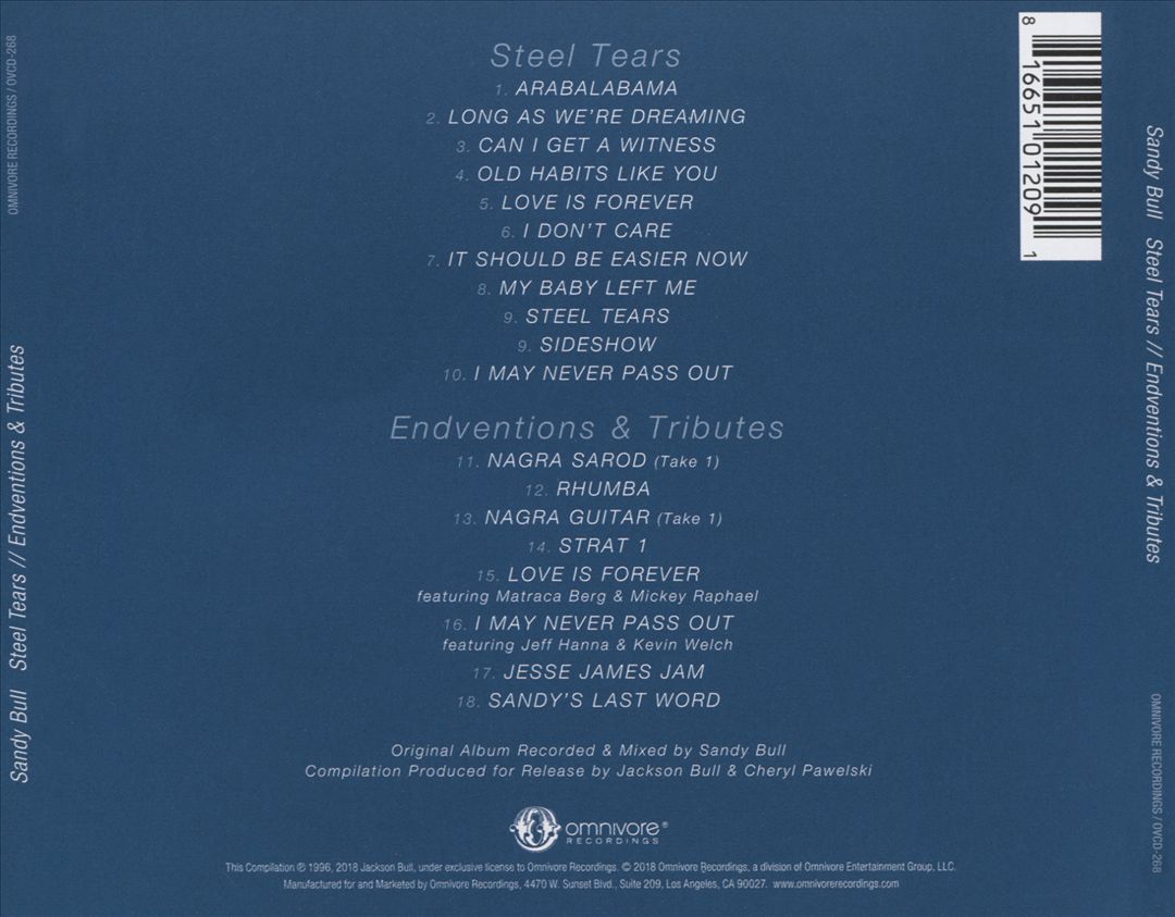Steel Tears/Endventions & Tributes cover art