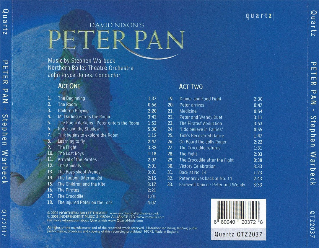 David Nixon's Peter Pan cover art