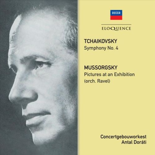 Tchaikovsky: Symphony No. 4; Mussorgsky: Pictures at an Exhibition (orch. Ravel) cover art