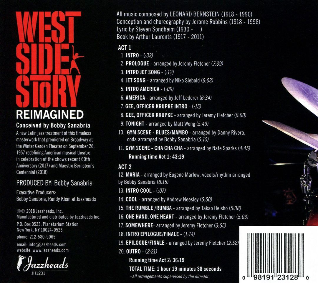 West Side Story: Reimagined cover art