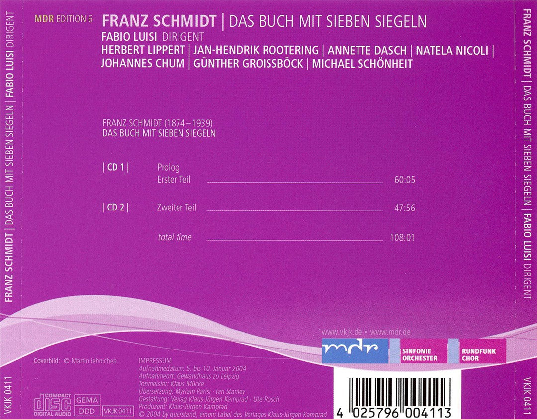 Schmidt: Das Buch mit Seben Siegeln cover art