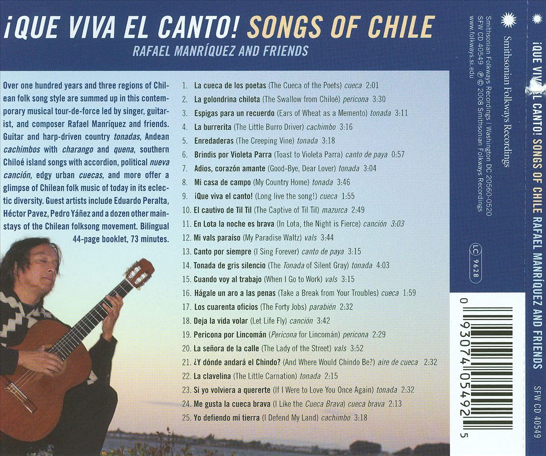 Que Viva el Canto! Songs and Singers of Chile cover art