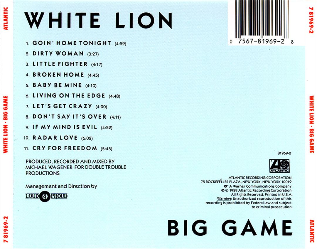 Big Game cover art
