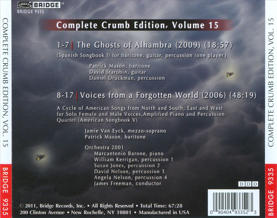 George Crumb Edition, Vol. 15 cover art