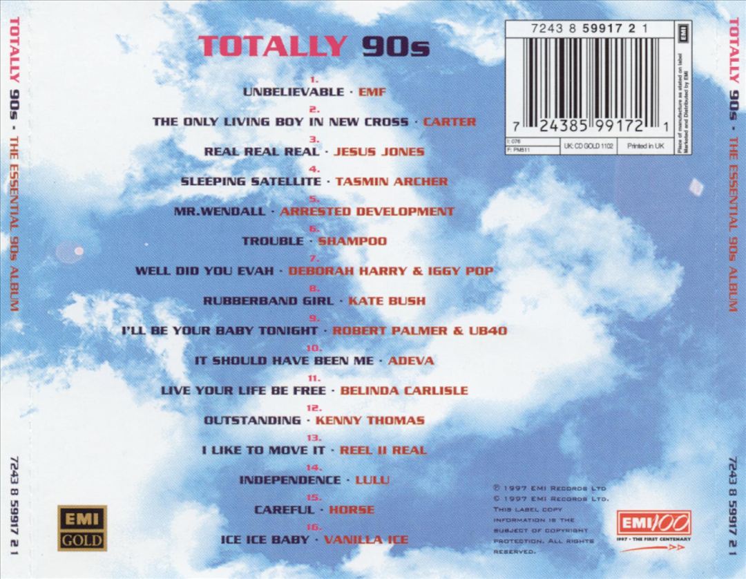 Totally 90s: The Essential Nineties Album cover art