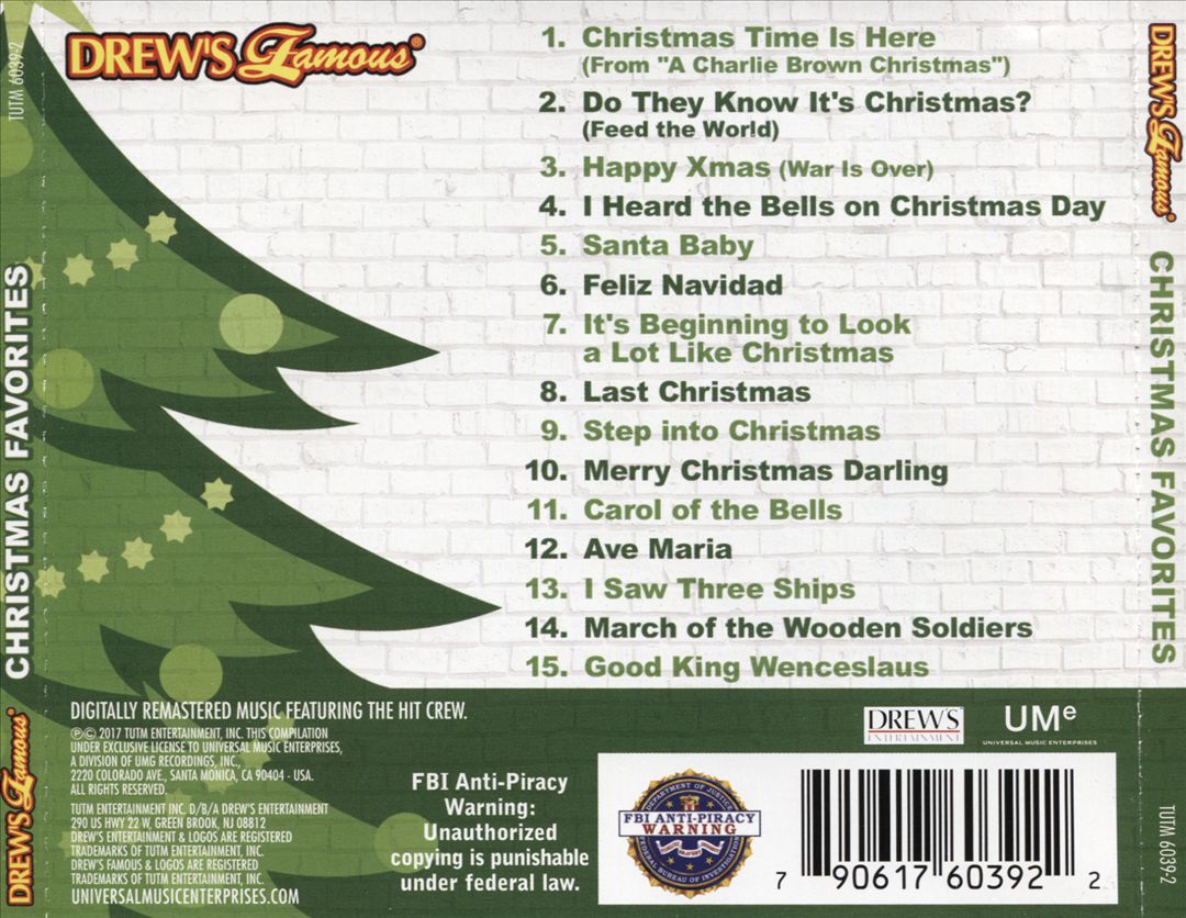 Drew's Famous Christmas Favorites cover art