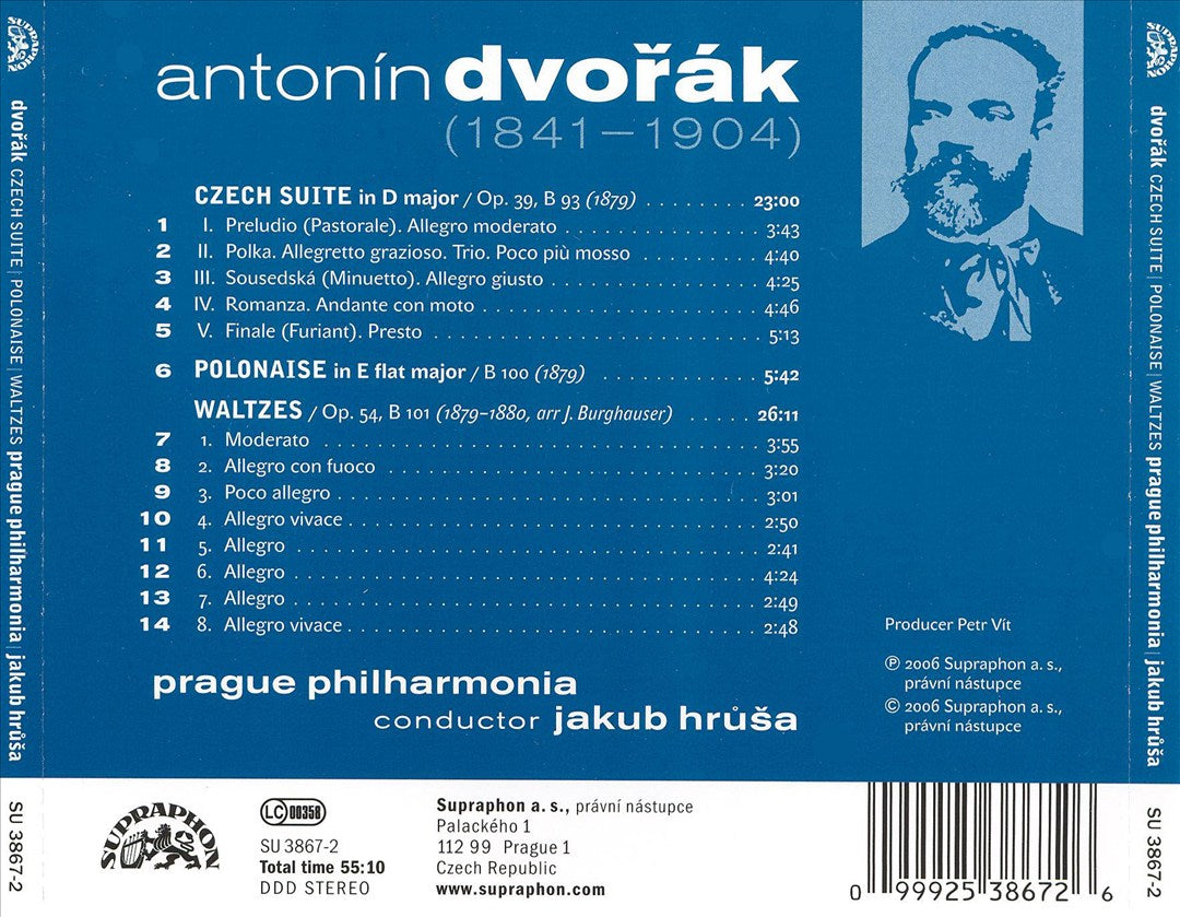 Dvorák: Czech Suite; Waltzes & Polonaise cover art