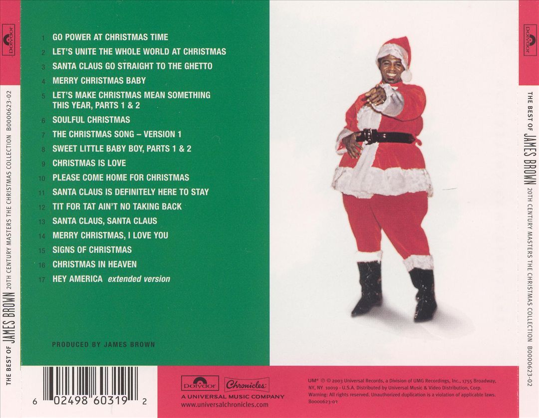 20th Century Masters - The Christmas Collection: The Best of James Brown cover art
