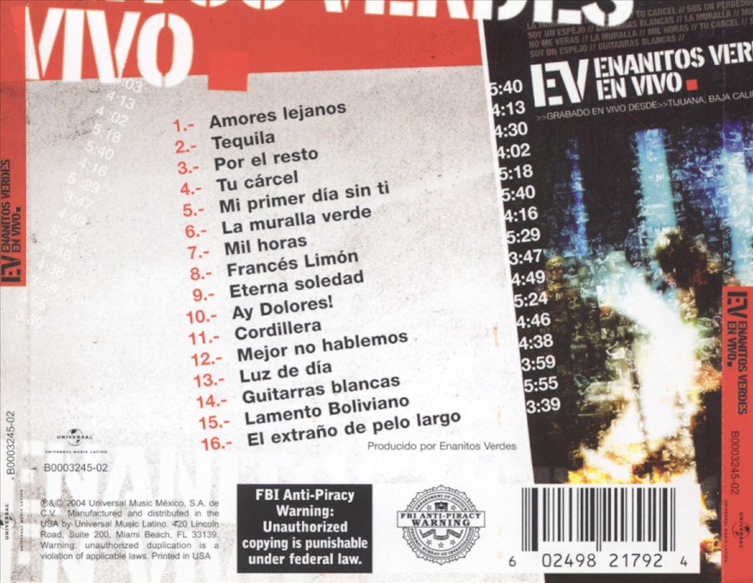 En Vivo cover art