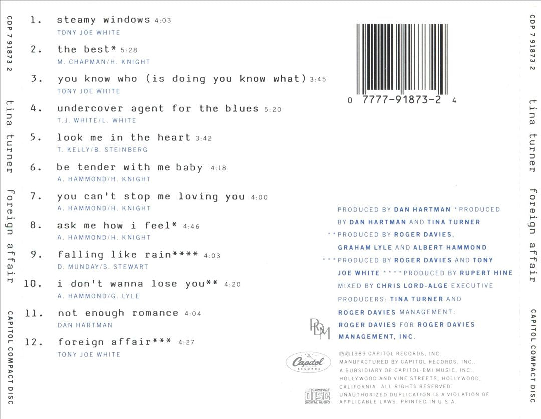 Foreign Affair cover art
