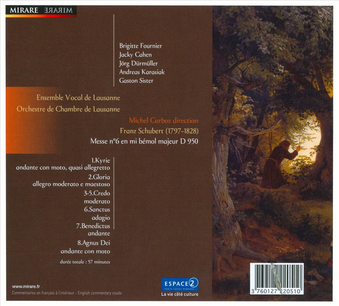 Schubert: Messe no. 6 en mi bémol majeur cover art