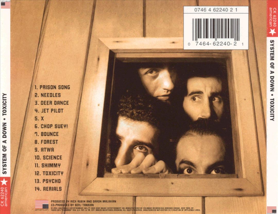 Toxicity cover art