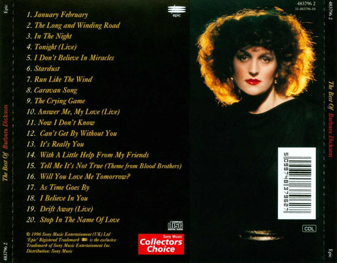 Best of Barbara Dickson cover art