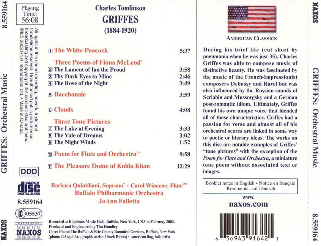 Charles Griffes: The Pleasure Dome of Kubla Khan cover art