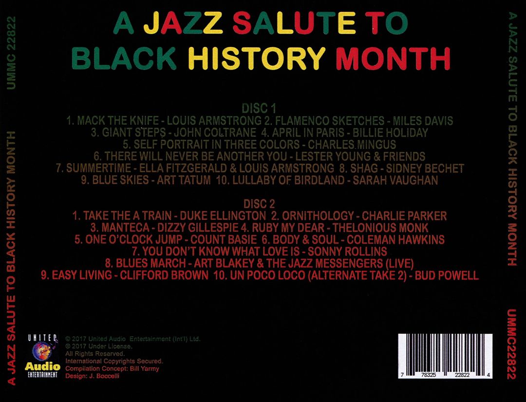Jazz Salute to Black History Month cover art