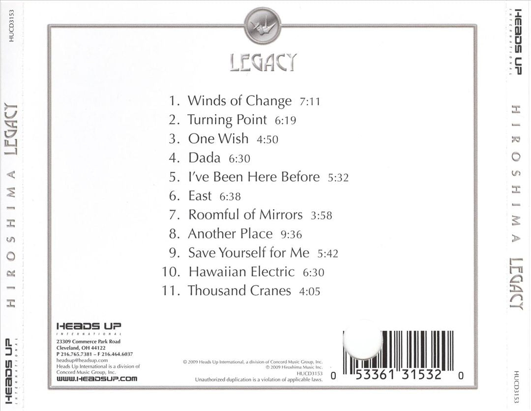 Legacy cover art