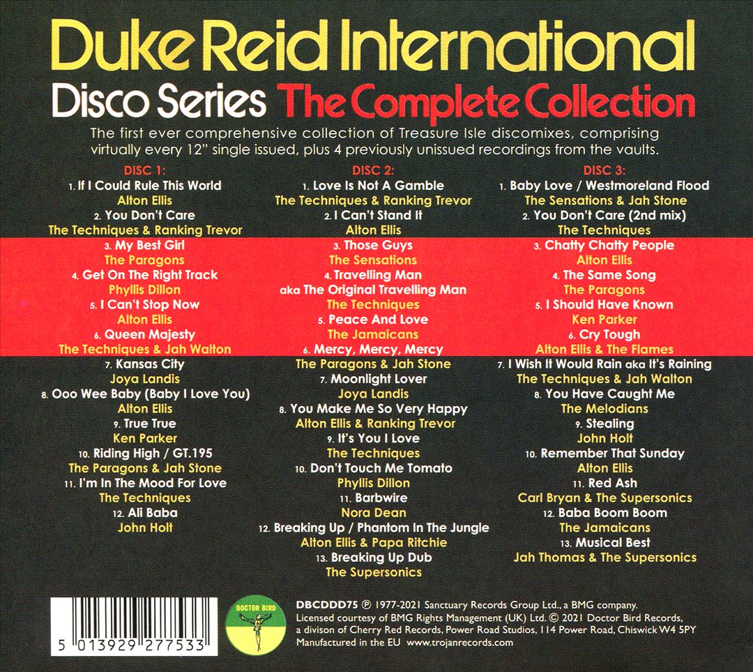 Duke Reid International Disco Series: The Complete Collection cover art