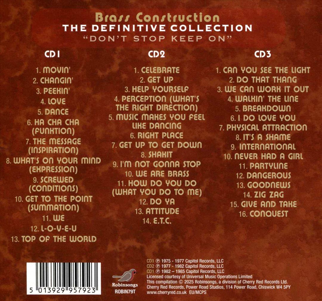 Definitive Collection: Don't Stop Keep On cover art