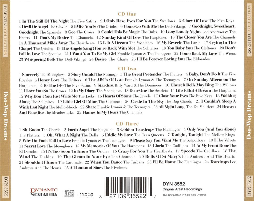 Doo Wop Dreams: Legends of Doo Wop cover art